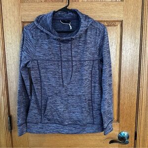 NWOT CRANE Cowl Neck Hoodie Pullover Daybreak Melange. Size small
